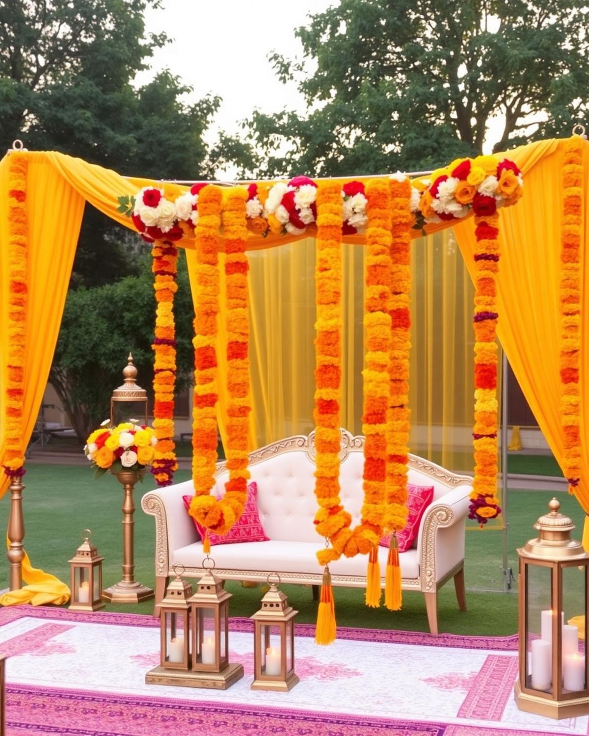 Mehendi setup