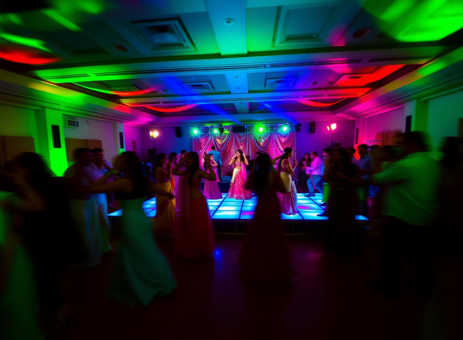 Sangeet night dance floor